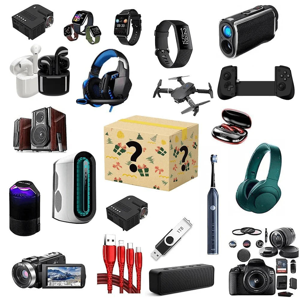 Lucky Mystery Box Surprise Mysterious Boxes 100% Surprisingly Good Reviews Smartwatch Game Controller Party Electronic Box