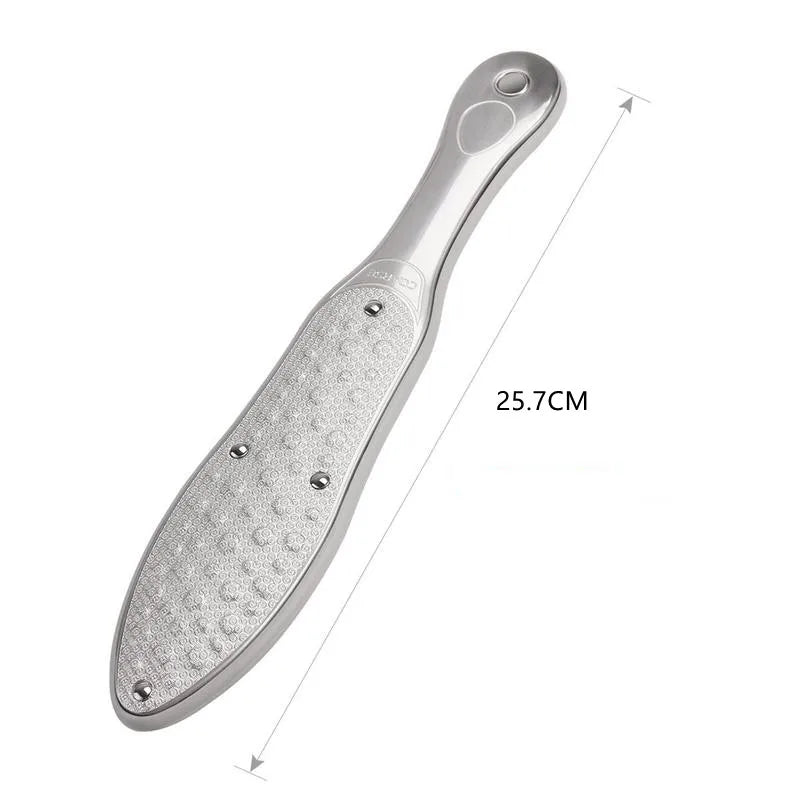 1Pcs Portable Pedicure Foot Care Tools Foot File Rasps Callus Dead Skin Remover Professional Stainless Steel Double Sides Files