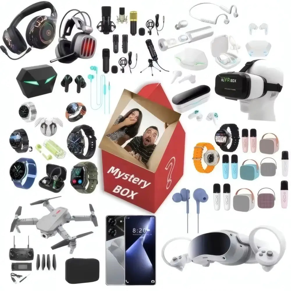 Lucky Mystery Box Surprise Mysterious Boxes 100% Surprisingly Good Reviews Smartwatch Game Controller Party Electronic Box