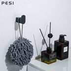 Bathroom Hardware Set Black Robe Hook Towel Rail Bar Rack Bar Shelf Tissue Paper Holder Toothbrush Holder Bathroom Accessories.