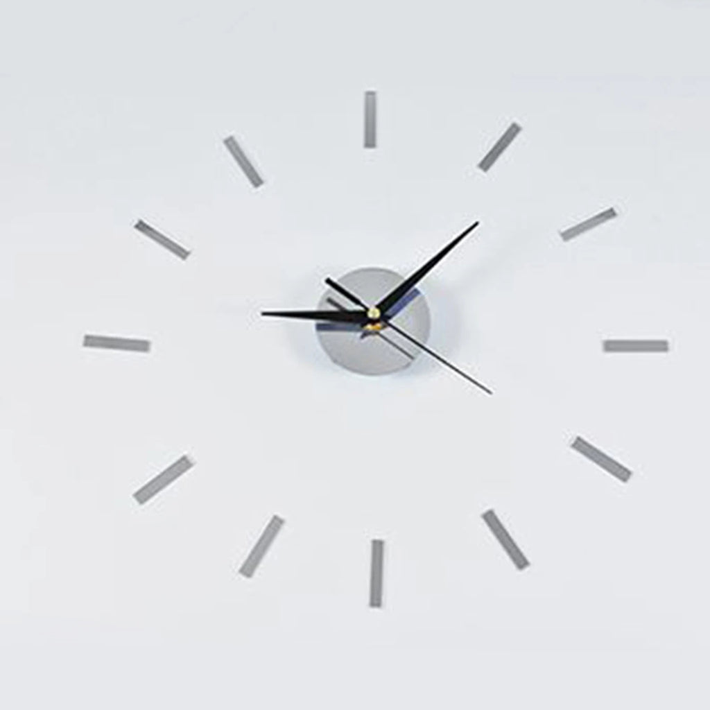 Punch-free Frameless Wall Clock Stickers 39*39cm Acrylic DIY Decoration Silent Simple Clock Watch For Home Livingroom Bedroom