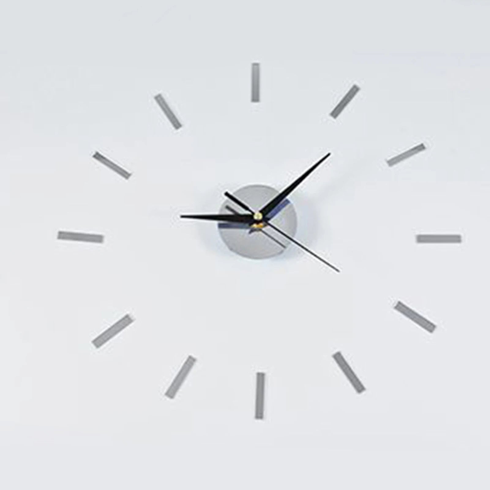 Punch-free Frameless Wall Clock Stickers 39*39cm Acrylic DIY Decoration Silent Simple Clock Watch For Home Livingroom Bedroom