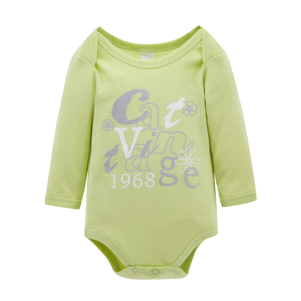 Toddler Boy Clothes Bodysuits Baby Girl Rompers Playsuits Full Sleeve Originals Jumpsuits Lange Bebe Newborns Pop It 100% Cotton