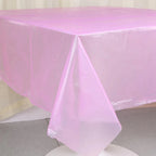 Disposable Plastic Tablecloth, Rectangle 6 x 4.5ft，Table Covers For Parties, Festivals, Bars, Anniversary