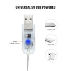 3MX2M LED Waterproof Remote-control 8 Modes Fairy Lights USB Powered LED Curtain Romantic Christmas Wedding Home Illumination