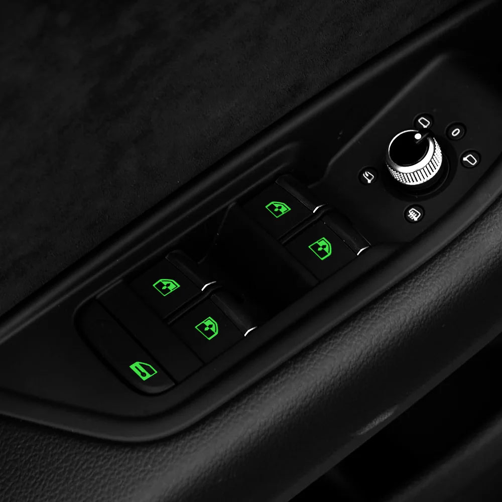 Luminous Labels Car Stickers Interior Decals Door Switches Panel Dash Board Decoration Truck Off Road Caravan Auto Accessories