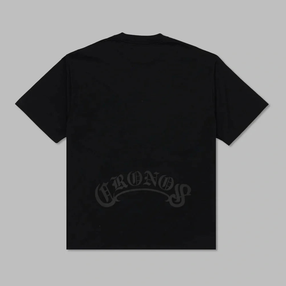 CRONOS 2025 Summer Japanese-style Printed Logo American Retro Men T-shirt Fitness Sports Loose Cotton Short Sleeve Tees Tops
