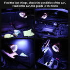 Car LED Touch Lights Wireless Interior Light Magnetic Auto Door Light Roof Ceiling Lamp Reading Lamp USB Rechargeable 5V
