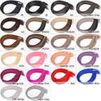 Synthetic Straight Tape In Hair Extensions 10pcs Natural Hair Extension 24inch For Women Invisible Double Sided Free Style