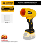 Electric Goddess 1500W Brushless Electric Turbo Blower Jet Fan 200M/S Air Blower Violent Blowing Tool For Dewalt 20V Battery