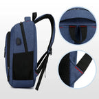 large capacity multifunctional backpack for commuting, business travel, student computer bag-ll, Simple and stylish backpack