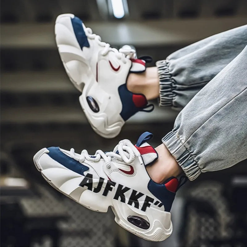 Sneakers for Men Fashion Versatile Men Comfortable Casual Shoes Thick-soled Height-increasing Men Shoes Tênis Zapatillas Deporte