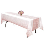 1pc Gold Dot Table Cloth for Events, Disposable Table Cover, Ideal Tablecloths for Party Decorations, Dining, Wedding & Holiday
