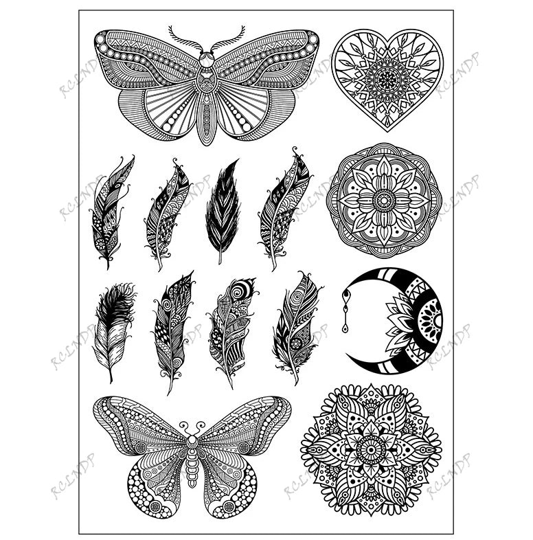 Waterproof Temporary Tattoo Sticker Sexy Lace Bow Knot Flower Arm Leg Body Art Flash Tatoo Fake Tatto for Men Women