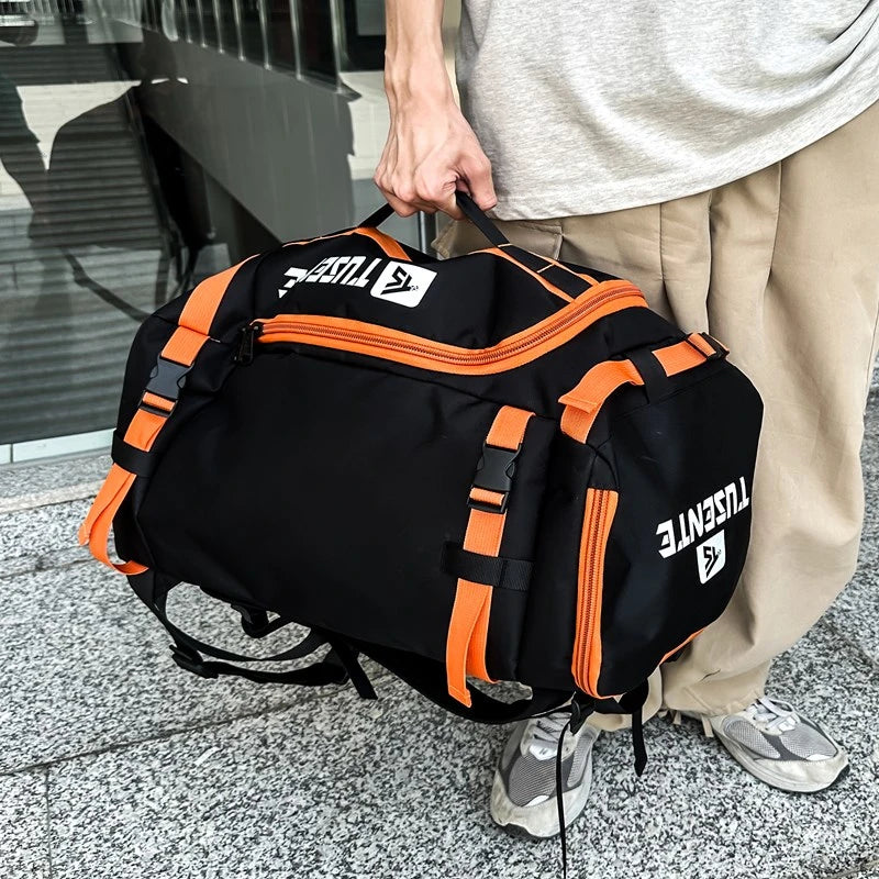 Patchwork Sport Gym Bag Womens Fitness Travel Backpacks Large Waterproof Shoe Pack for Man Sports Camping Basketball Laptop Bags