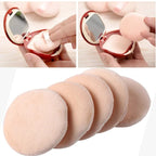 Premium Flocking Powder Puff Set - 10-Pack Velvet Soft Makeup Sponges for Setting Powder, Baking, and Oil Control, Reusable & Wa