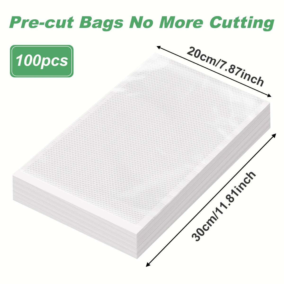 Vacuum Sealed Food Storage Bag Sealer, for Vacuum Preservation Machine, Food Packaging, Freshness Preservation for Kitchen