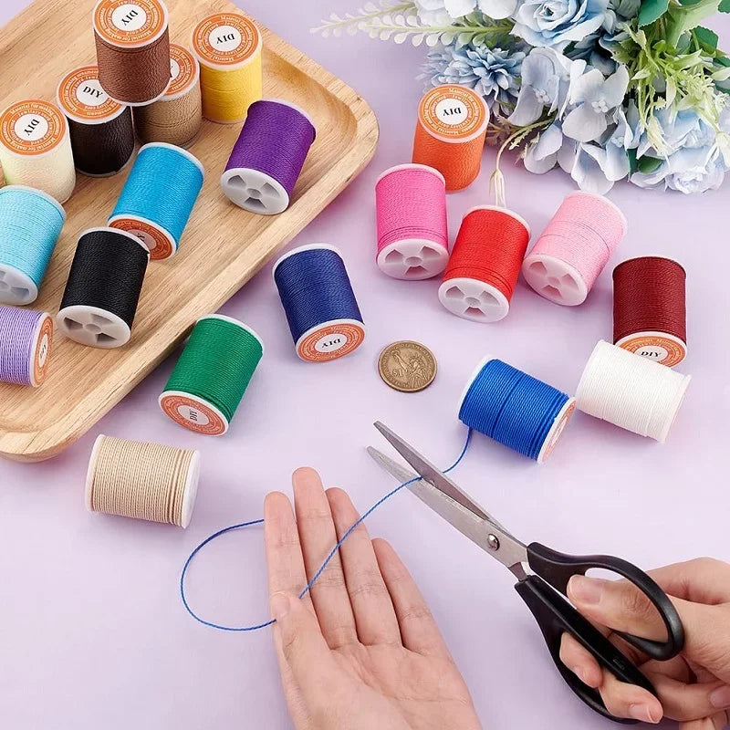 40 m 0.65 mm Waxed Cord for Jewellery Making Bracelet Thread  Beading Thread Bracelets Necklaces Beads Craft Jewelry Making