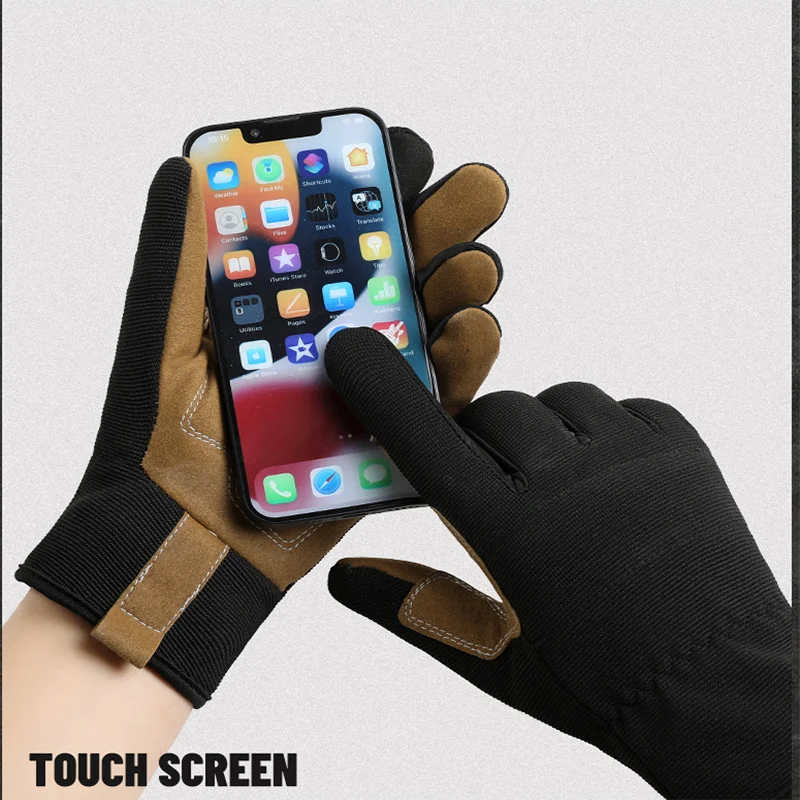 High Performance Multi-Purpose Light Duty Work Gloves For Men&Women Breathable & High Dexterity Touch Screen Excellent Grip