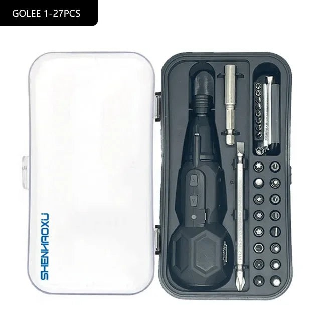 SHENHAOXU Cordless Electric Screwdriver 3.6V Power Tool Mini Drill 2000mah Lithium Battery Automatic And Manual Led Light DIY