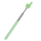 School Office Supplies Steel Teaching Pointer Telescopic Rod Finger Design Teaching Stick Finger Reading Sticks Tools