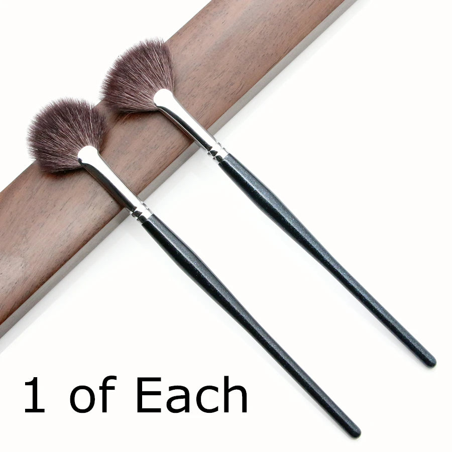 Fan Highlighter Brushes Makeup Top Goat Hair High Quality Blender Make Up Brush