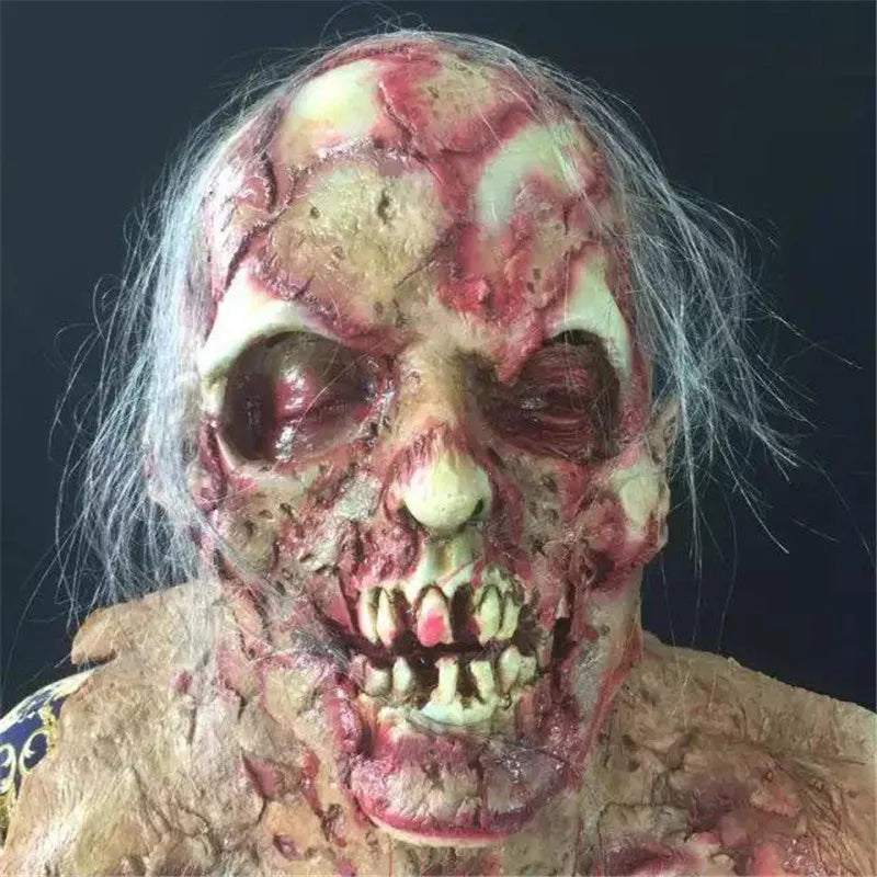 Halloween Horror Mask Zombie Masks Party Cosplay Bloody Disgusting Rot Face Scary Masque Masquerade Mascara Terror Masker Latex