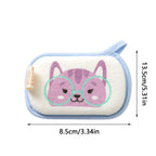 Cute Print Kids Baby Shower Bath Sponge Rub Cartoon Elephant Body Wash Towel Infant Toddle Newborn Bath Brushes Soft Rub
