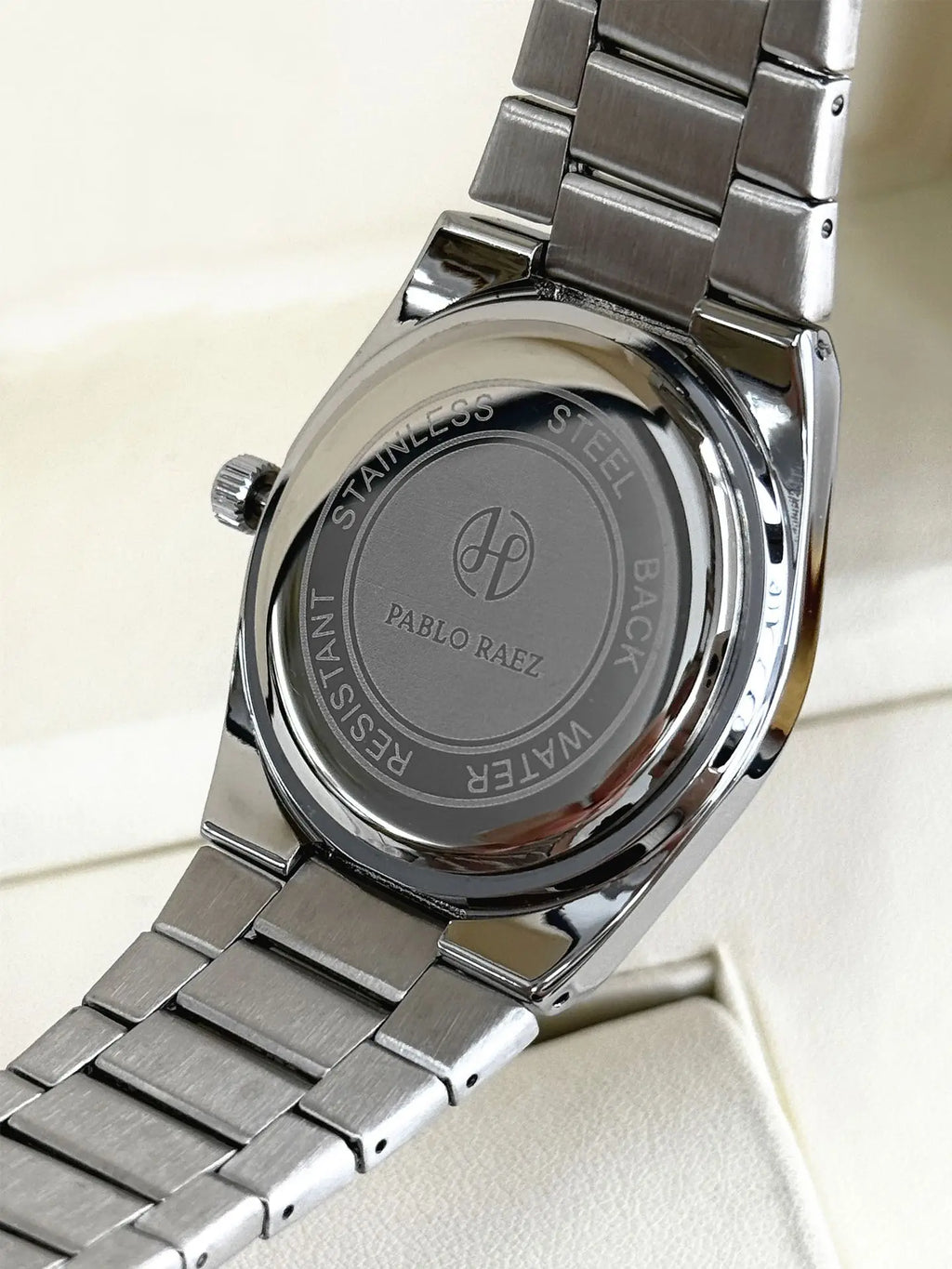 2026 new steel couple's watch, gradient green dial, butterfly buckle, dual calendar, P36, luminescent, waterproof watch
