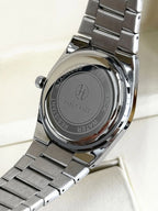 2026 new steel couple's watch, gradient green dial, butterfly buckle, dual calendar, P36, luminescent, waterproof watch