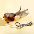 1Pc Cat Toy Simulation Chirping Bird Sound Wand. Self Play Interactive Toy for Kitten. Boredom Relief Durable Chew Teaser for Cats.