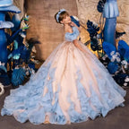 Customized Gorgeous Flower Girl Dresses For Wedding Tiered Appliques Off Shoulder Princess Birthday Party Luxury Prom Gown