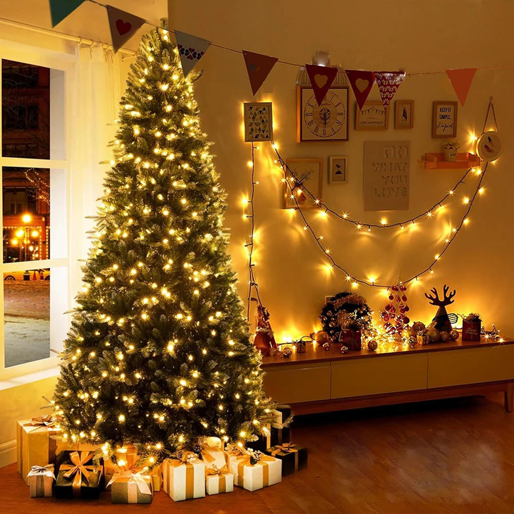 10m-50m LED String Lights Christmas Garland USB Fairy Lights Outdoor For Wedding Party New Year Christmas Tree Decoration Lamps
