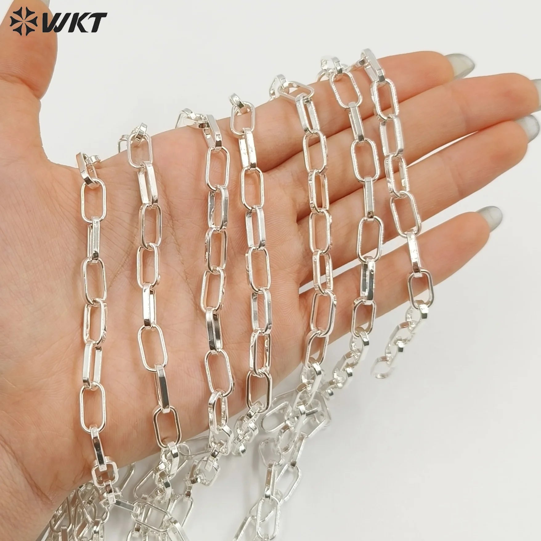 WT-BC178 Personality big chain Yellow brass with gold for men and women to make bracelets necklaces and jewelry accessories