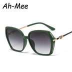 Fashion Large Frame Square Sunglasses Women Trendy Style Sun Glasses For Lady Shades Gradient Oculos UV400 Streetwear Eyewear