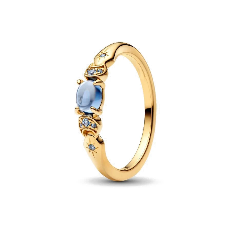 18K Gold Plated Original 925 Sterling Silver Ring Bow Heart Lotus Rings For Women Valentine's Birthday Gift DIY Jewelry 2025 New
