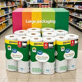 Holiday Bulk Savings | Large Capacity Value Pack | Great Value Ultra Strong White Paper Towels Premium 2-ply durable and highly absorbent household cleaning towels