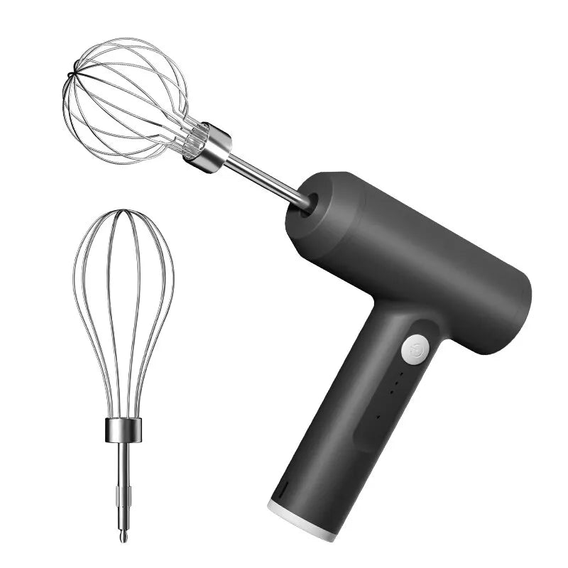 1 Wireless Electric Food Mixer, Portable 3-Speed Hand Mixer, Baking Dough and Cake Cream Mixer, Kitchen Tool