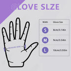 20-300pcs Nitrile Exam Gloves Disposable Purple Lilac Glove Food Grade Sterile Powder Free Protection Gloves for Cooking Clean