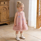 Baby Girl Dress Summer Tulle Bow Princess Girl Dress Adorable Birthday Party Baby Dress
