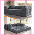 79" Boneless Convertible Futon Sleeper Sofa Bed for Living Room