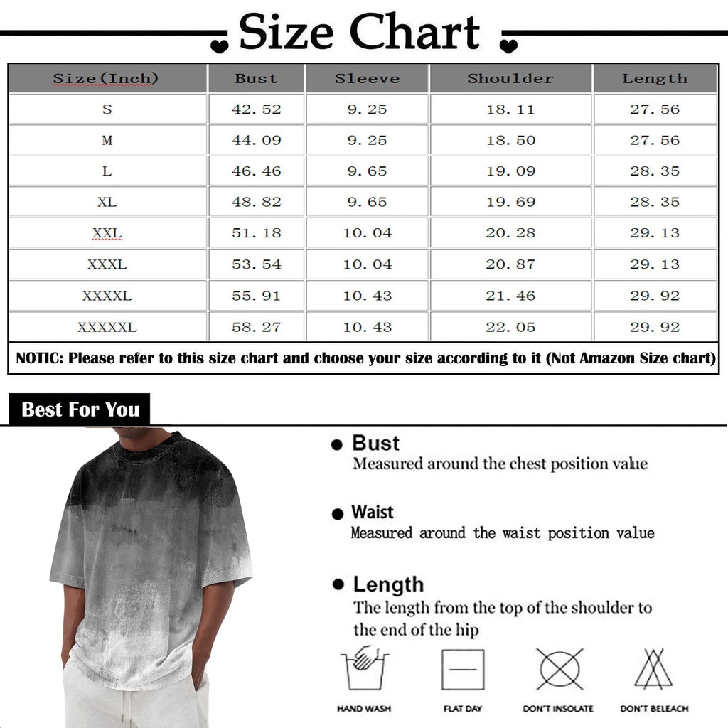 Men'S T-Shirt Summer Cool Short Sleeve 3d Camouflage Gradient Printing Casual Fashion Classic Design Breathable Loose Top