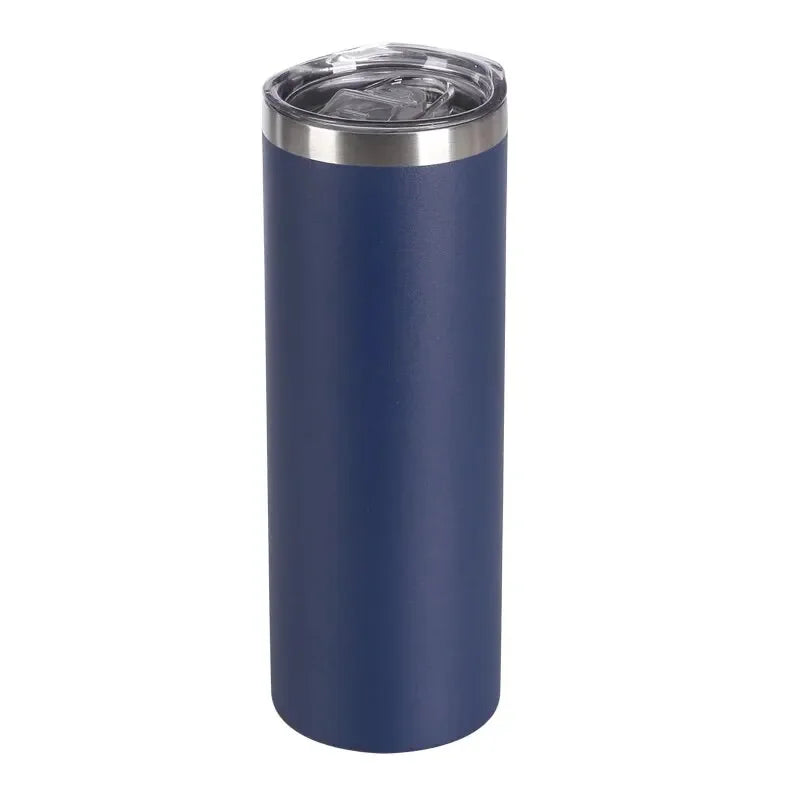 600ML Stainless Steel Vacuum Insulated Tumbler, BPA-Free Travel Mug with Lid, Reusable 20OZ Coffee Cup