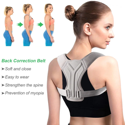 Back Posture Corrector Belt Brace Hunchback Corrector Adult Men and Women Sitting Posture Correction Belt Shoulder Straight Back
