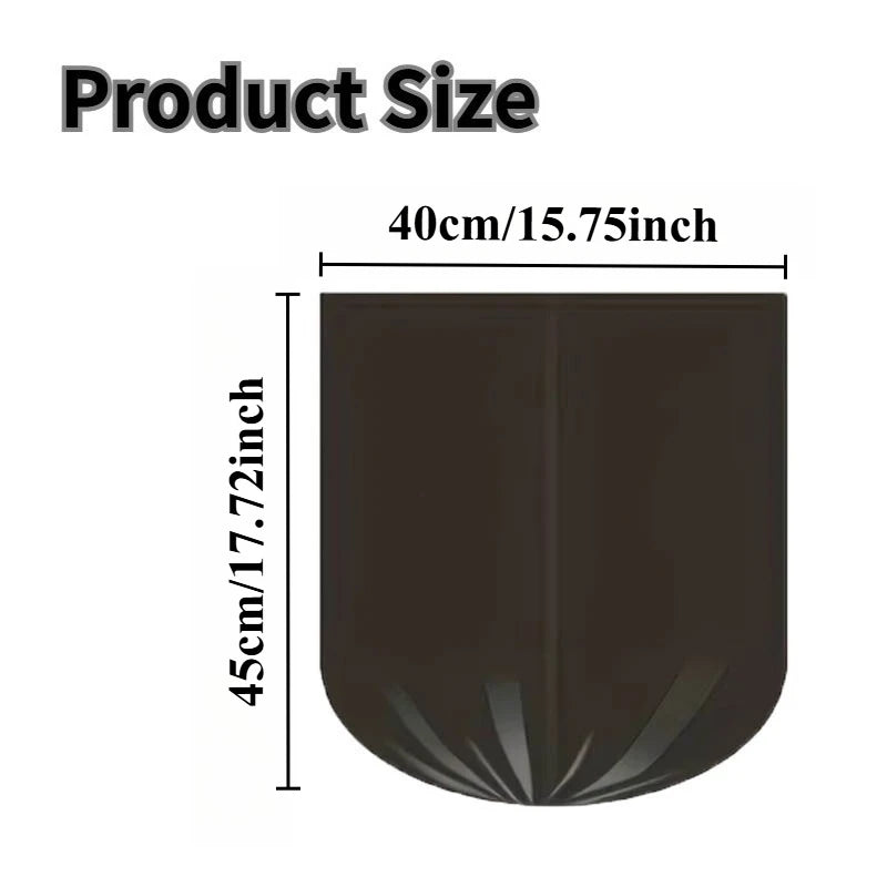 100/300/500PCS Black Disposable Garbage Bag Roll Up Plastic Garbage Bag for Household Kitchen Bathroom Travel
