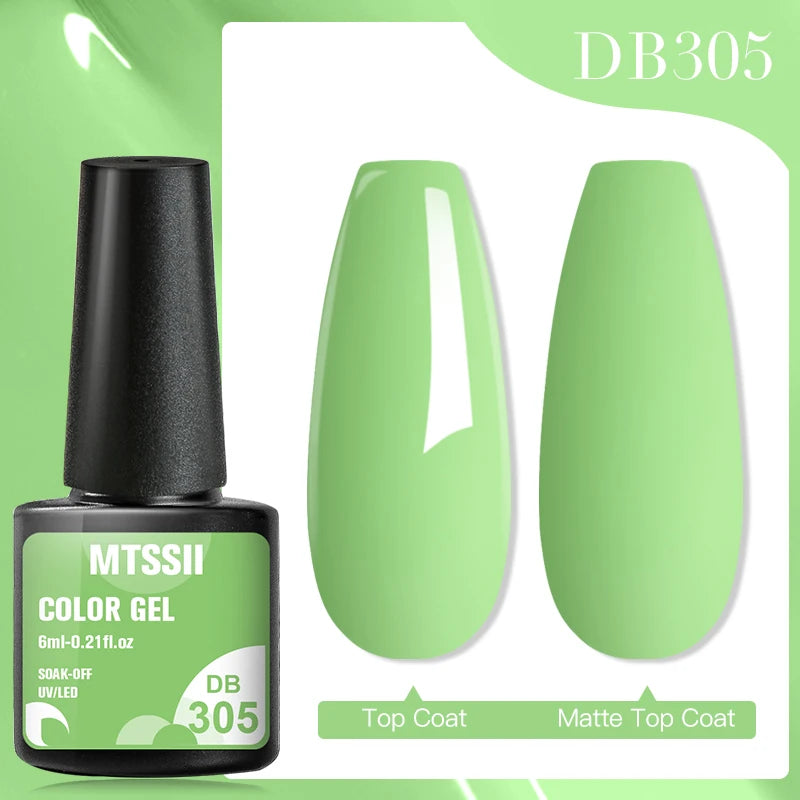 Mtssii 7ML Colorful Reflective Gel Nail Polish Glitter Sparkling Flash Glitter Gel Polish Semi Permanent Varnish Soak Off Nails