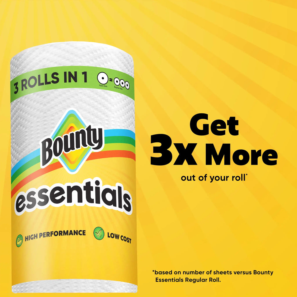 Holiday Bulk Savings | Large Capacity Value Pack | White Select-A-Size Paper Towels in Commercial Pack | Durable and budget-friendly to handle all kinds of daily household messes