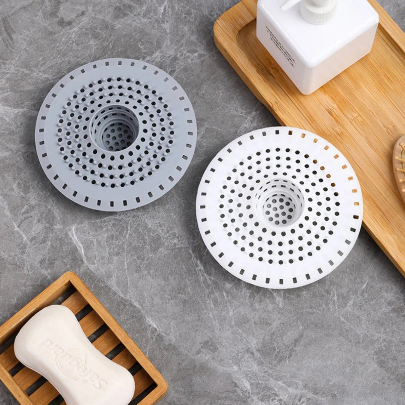 Kitchen Sink Filter Household Shower Floor Filter Silicone Drain Strainer  Sink Strainers Hair Catcher for Bathroom Accessories