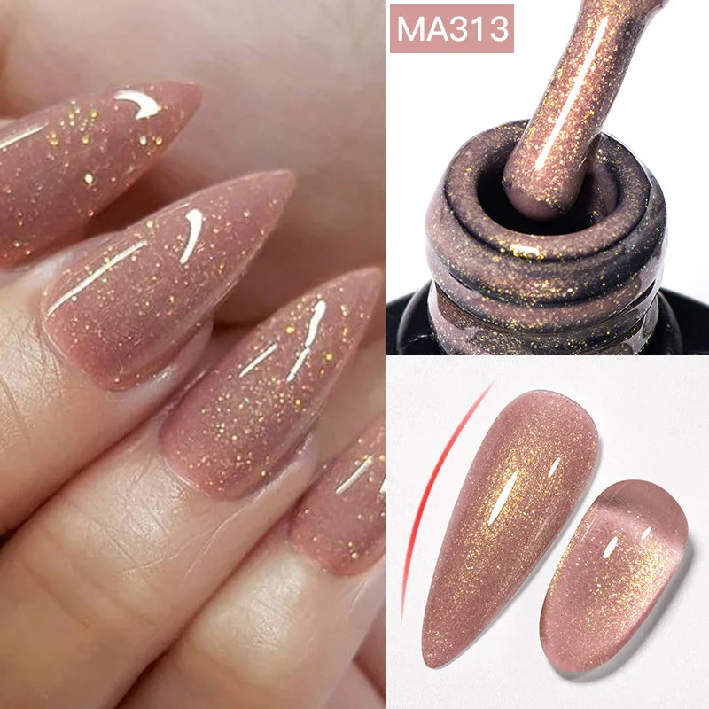 7ml Nude Rubber Base Gel, 68 Colors, DIY Nail Art Supplies Gel for Nails Design, UV LED Soak Off, Easy to Apply, Long Lasting