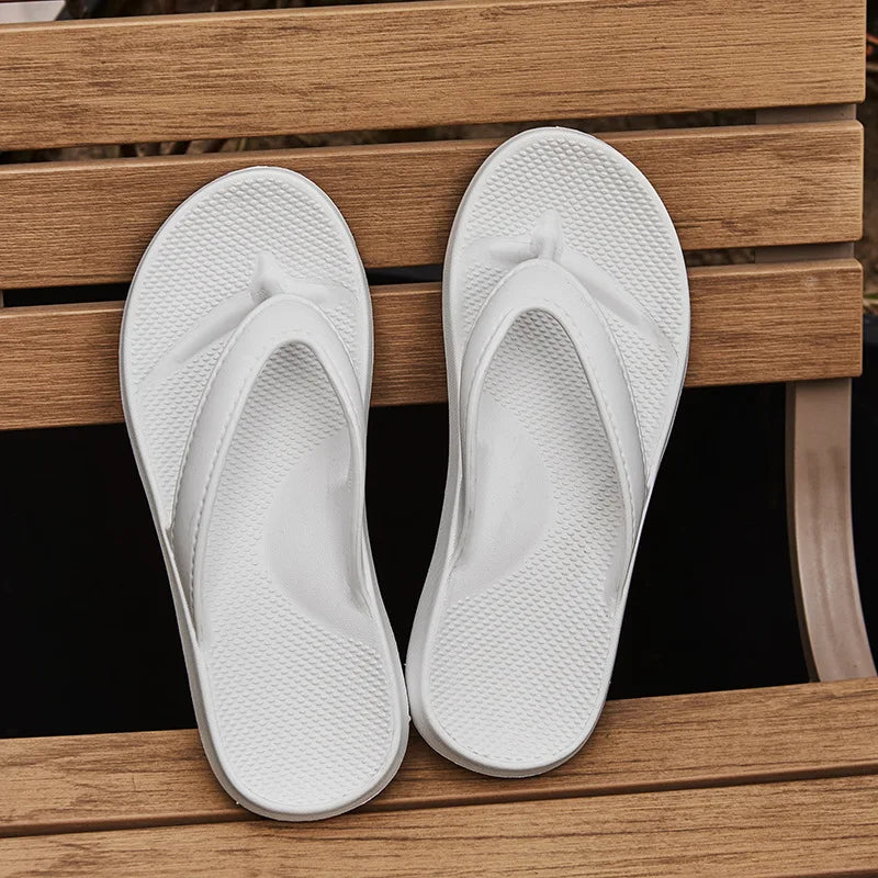 Women's Flip Flops Trendy Soft Sole Anti-slip Breathable Versatile for Any Outfit Men Beach Leisure Slippers Couple Shoes